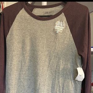 Rue 21 extra length color block T-shirt price neg